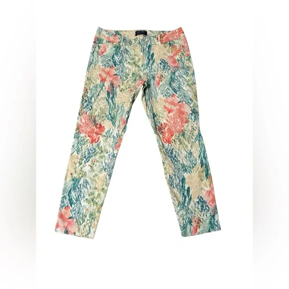 Old Navy Pixie Mid-Rise Floral Print Pants. Size 6 Regular. - Picture 11 of 11